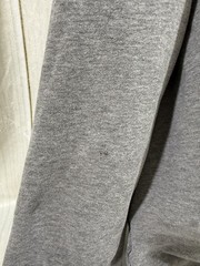 Abercrombie & Fitch Muscle Mens 2XL Hooded Varsity Letter Sweatshirt Gray