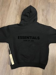 NEW Fear of God Essentials Stretch Limo Black Hoodie Size Small Authentic✅
