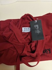 HURLEY Mens XL Rise and Jam Burgundy Lightweight Spring/Summer Hoodie NEW W/TAGS