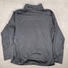 Nike Dri-Fit Mock Neck 1/4 Zip Black Pull Over Golf Sweatshirt Mens Size Large