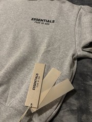 NWT Kids Fear of God Essentials Light Heather Hoodie Size 10 100% Authentic✅