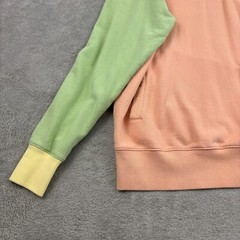 Teddy Fresh Hoodie Sweatshirt Mens M Multicolor Colorful Colorblock Logo 90s