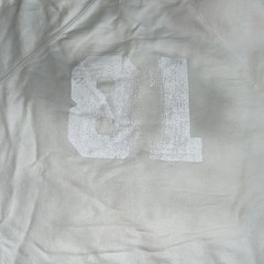GUESS U.S.A. Distressed Varsity Hoodie S 100% Cotton