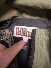 VTG 90’s Blind Skateboards Windbreaker Skate Green L Grail SEE DESCRIPTION