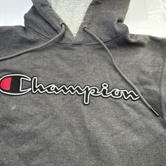 Champion Authentic Athleticwear Mens Hoodie Pullover Logo Grey Sz- S #2130
