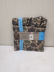 Habit Men’s Lightweight Hoodie Size Lg Woodland Vintage Camo A13