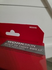 Milwaukee Workskin Men’s Hooded Sun Shirt Hoodie XL Gray Lightweight Breathable