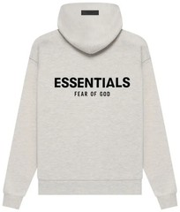 Fear of God Essentials Hoodie Light Oatmeal Men’s XLG Oversize FOG NWT SS22
