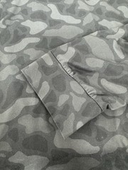 Burlebo Hoodie Mens Dri Fit Performance Outdoors Grey Camo Size 2XL