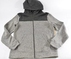 Quiksilver Mens Hoodie New XL Colorblock Full Zipper Pockets Drawstring Fleece