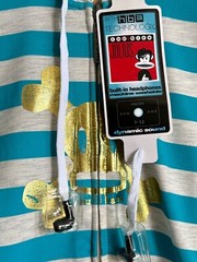 Scurvy Gold Foil Zip Hoodie with Built-in Headphones by Paul Frank Youth S