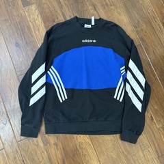 Adidas Originals Premiere Retro Skateboard Crewneck Pullover Color block Men’s S