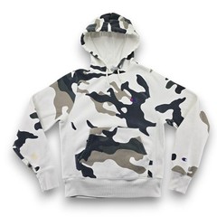 Champion Hoodie Men’s Small Reverse Weave Camo Pullover Cotton Blend