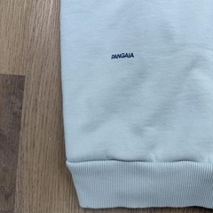 Pangaia Hoodie Mens XXS Light Blue Organic Cotton Recycled Fleece Pullover Logo