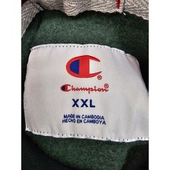 Champion Holiday Plaid Hoodie Pine Grove Green Sweatshirt XXL CPM254FH01010