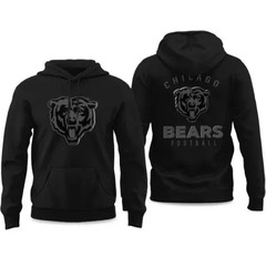 Chicago Bears Back In Black Hoodie 2025 Football Fan Pullover Unisex
