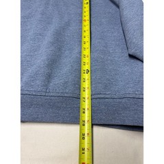 L.L. Bean Katahdin Iron Works Sherpa Lined Zip Hoodie Blue Mens LG-Tall 285370
