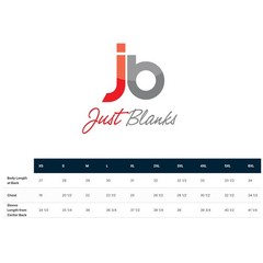 Just Blanks Men’s Ringspun Cotton/Polyester V.I.T Pullover Hoodie – JBDT6100