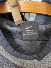 Vintage Nike Y2K Fleece Hoodie Center Spellout Logo Black Men XL