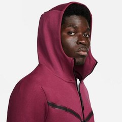 Nike Tech Fleece Windrunner Hoodie Rosewood Plum Purple Red CU4489-653 LARGE