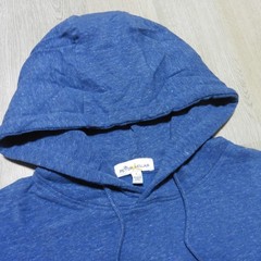 PETER MILLAR Mens S SMALL HOODIE LAVA WASH RAVINE BLUE PULLOVER SWEATSHIRT