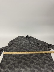 Burlebo Hoodie Mens Dri Fit Performance Outdoors Grey Camo Size 2XL