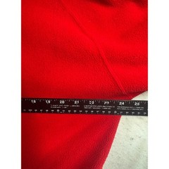 The North Face Mens Fleece Hoodie Red Charcoal Grey Colorblock Pullover Large
