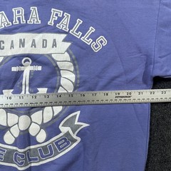 Vintage 90s Blue/Purple Niagara Falls LE Club Crewneck Sweat Shirt Size M