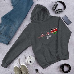 Kenya Flag ,Men, Women, Unisex Hoodie