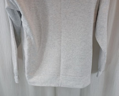 Unbranded Long Sleeve Heathered Gray Sweatshirt Size L Pre-Shrunk Pullover EUC