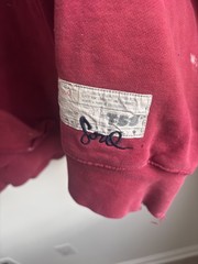 Vintage Triple 5 Soul 555 Soul Zip Up Hoodie Distressed Crimson NY Streetwear
