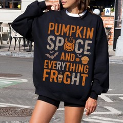 Pumpkin Spice Sweatshirt Fall Autumn Drink Lover Cozy Unisex Adult