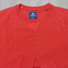 JOHNNIE-O Mens L LARGE SWEATSHIRT CREWNECK FREEMAN RED PULLOVER GOLF