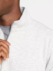 VRST Men’s Recharge Lunar Fleece 1/4 Zip – Color: Light Grey Heather