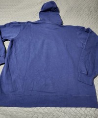 Lift The Weights Eat The Steaks Blue Long Sleeve Sweatshirt Size XL