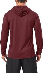 5 Pack Men’S Lightweight Pullover Hooded Tees – Long Sleeve Sweatshirts for Gym,