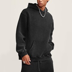 Mens Pullover Oversized Hoodie Cotton Hooded Sweatshirt Heavyweight Hoodie