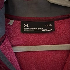 Under Armour ColdGear Men’s 1/4 Zip Fleece Sweatshirt Mock Neck Burgundy L