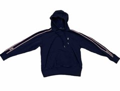 Polo Ralph Lauren Hoodie Navy Blue With Red / White Racing Striped Men’s Sz S P