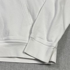 Nike Hoodie Mens M White Pullover Hooded Pockets Lined Heavyweight Fleece Logo