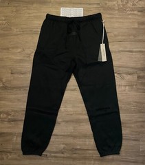 NEW Fear of God Essentials Set Hoodie & Sweatpant Stretch Limo Black Size XS-XL