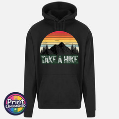 Take A Hike Hoodie Funny Hiking Mountain Adventure HoodyOutdoor Walking Camping