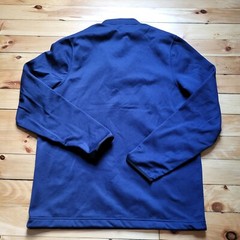 Nike Therma Fit Sweatshirt Mens LT Navy 1/4 Zip Fleece Lined Polyester School