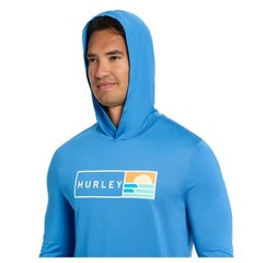 Hurley Men’s Sunny Side Hybrid Stretch Hooded UV T-Shirt