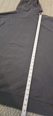 Fresh Clean Threads Men’s Pullover Fleece Hoodie Gray Hooded Pockets 3XL Tall