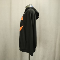 Coofandy Jack O’Lantern Grinning Halloween Hooded Sweatshirt Black Orange M