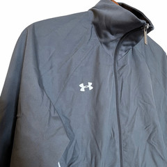 Under Armour Men’s Loose All Season Gear Full Zip Mesh Lined Jacket Gray Medium