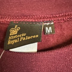 NWT Historic Royal Palaces, Guardsman, Burgundy Sweatshirt, Medium London