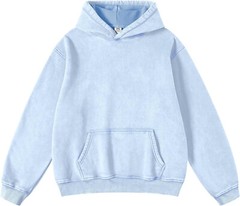 Mens Pullover Oversized Hoodie Cotton Hooded Sweatshirt Heavyweight Hoodie