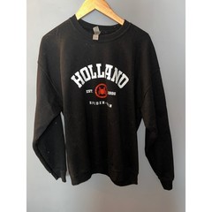 Gildan Tom Holland Spider-Man Est 1996 Black Graphic Crewneck Sweatshirt Large